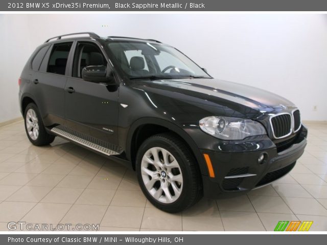 2012 BMW X5 xDrive35i Premium in Black Sapphire Metallic
