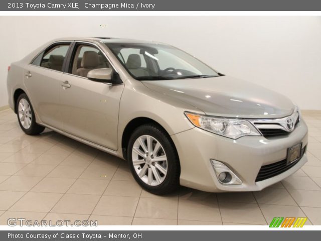 2013 Toyota Camry XLE in Champagne Mica