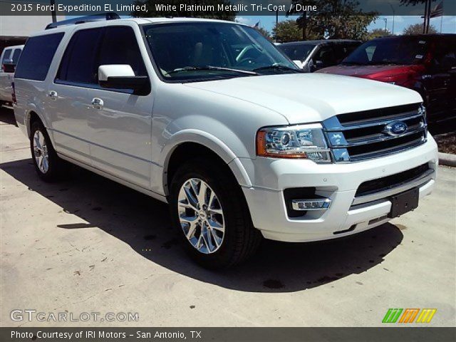 2015 Ford Expedition EL Limited in White Platinum Metallic Tri-Coat