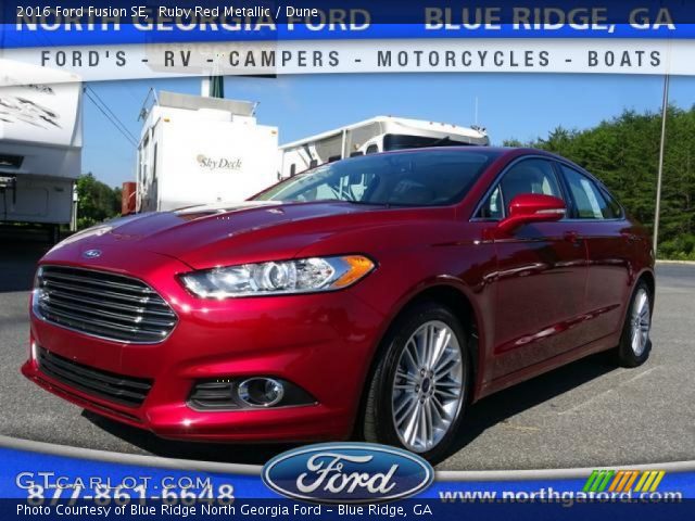 2016 Ford Fusion SE in Ruby Red Metallic