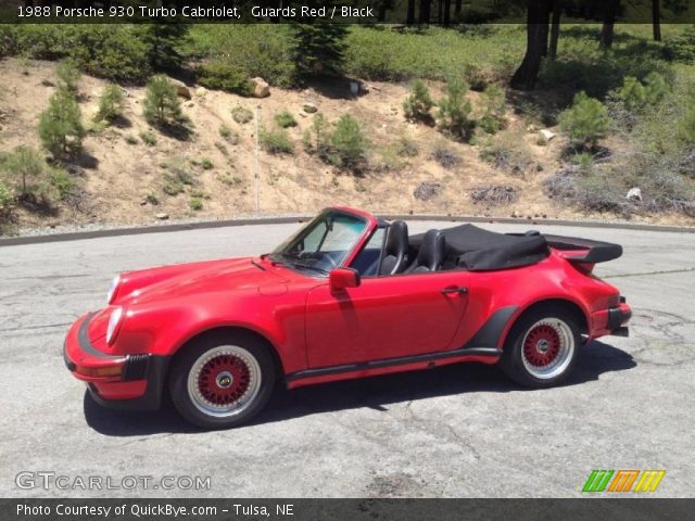 1988 Porsche 930 Turbo Cabriolet in Guards Red