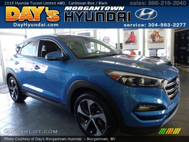 2016 Hyundai Tucson Limited AWD in Caribbean Blue