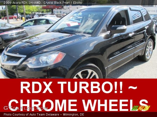2009 Acura RDX SH-AWD in Crystal Black Pearl