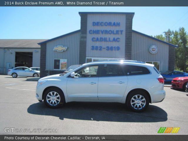 2014 Buick Enclave Premium AWD in White Diamond Tricoat