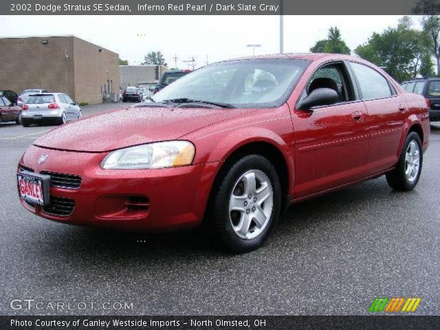 2002 Dodge Stratus SE Sedan in Inferno Red Pearl