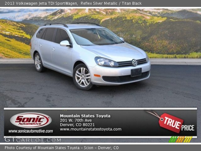 2013 Volkswagen Jetta TDI SportWagen in Reflex Silver Metallic