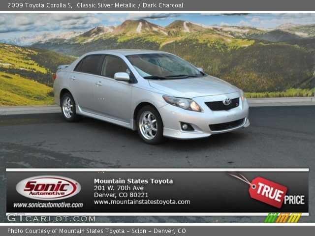 2009 Toyota Corolla S in Classic Silver Metallic