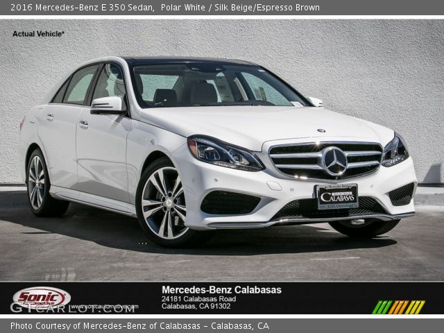 2016 Mercedes-Benz E 350 Sedan in Polar White