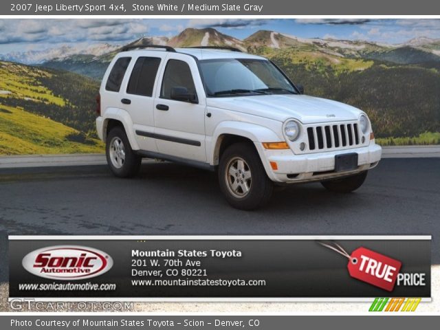 2007 Jeep Liberty Sport 4x4 in Stone White