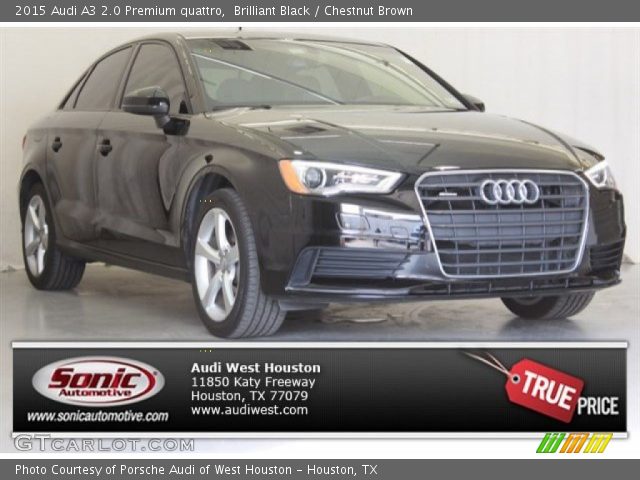 2015 Audi A3 2.0 Premium quattro in Brilliant Black