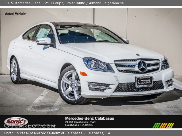2015 Mercedes-Benz C 250 Coupe in Polar White