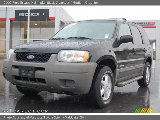 2002 Ford Escape XLS 4WD in Black Clearcoat