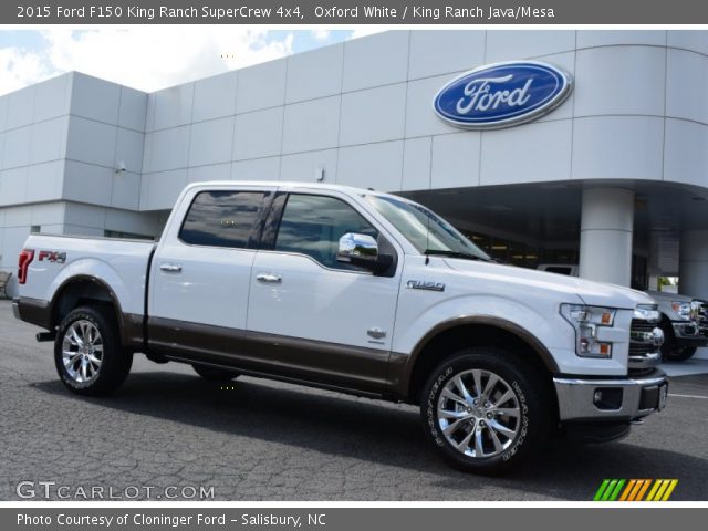 2015 Ford F150 King Ranch SuperCrew 4x4 in Oxford White