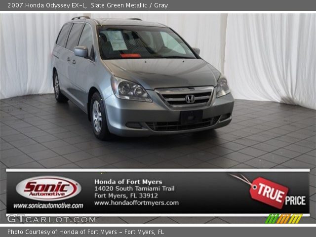2007 Honda Odyssey EX-L in Slate Green Metallic