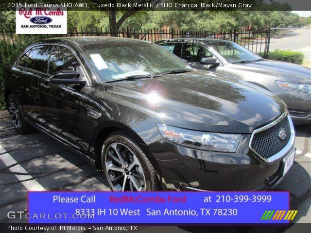 Tuxedo Black Metallic 2015 Ford Taurus Sho Awd Sho