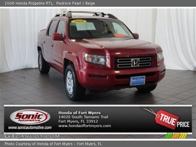2006 Honda Ridgeline RTL in Redrock Pearl