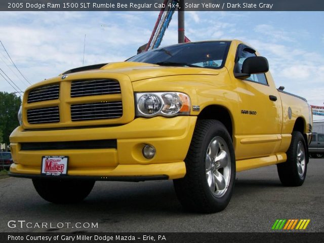 2005 Dodge Ram 1500 SLT Rumble Bee Regular Cab 4x4 in Solar Yellow