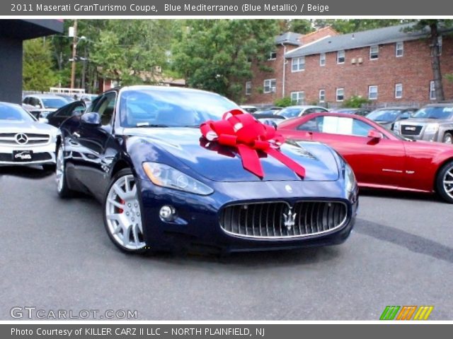 2011 Maserati GranTurismo Coupe in Blue Mediterraneo (Blue Metallic)