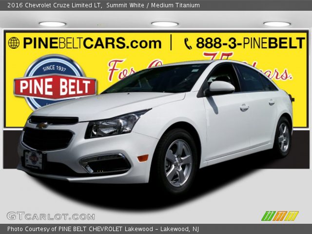 2016 Chevrolet Cruze Limited LT in Summit White