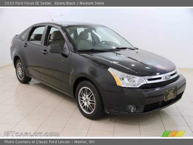 2010 Ford Focus SE Sedan in Ebony Black
