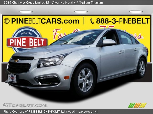 2016 Chevrolet Cruze Limited LT in Silver Ice Metallic