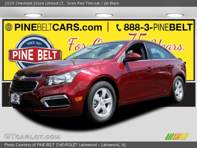 2016 Chevrolet Cruze Limited LT in Siren Red Tintcoat