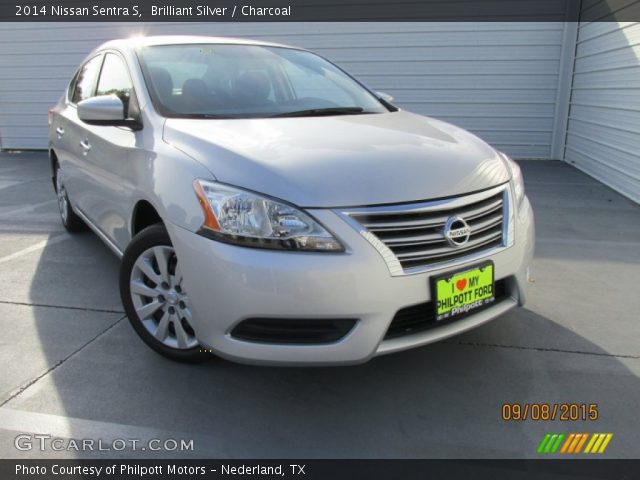 2014 Nissan Sentra S in Brilliant Silver