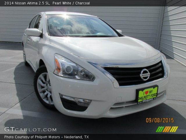 2014 Nissan Altima 2.5 SL in Pearl White