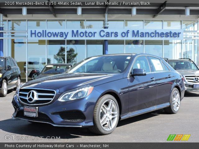 2016 Mercedes-Benz E 350 4Matic Sedan in Lunar Blue Metallic