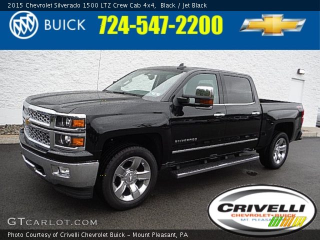 2015 Chevrolet Silverado 1500 LTZ Crew Cab 4x4 in Black