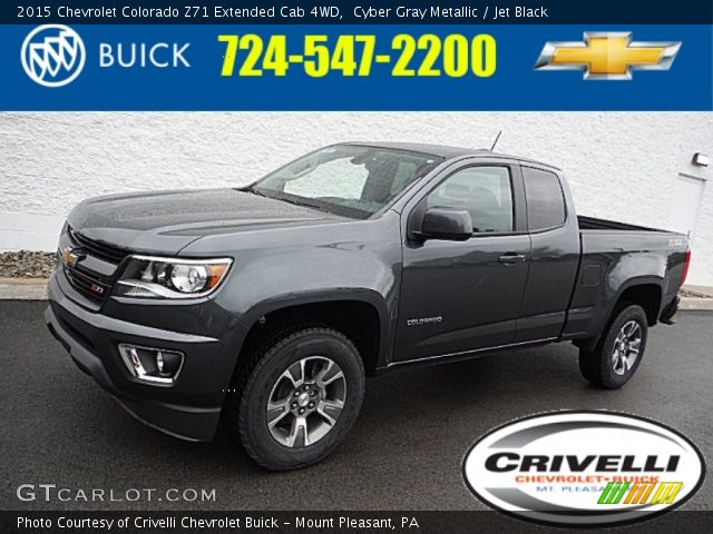 2015 Chevrolet Colorado Z71 Extended Cab 4WD in Cyber Gray Metallic