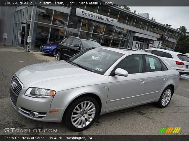 2006 Audi A4 2.0T quattro Sedan in Light Silver Metallic