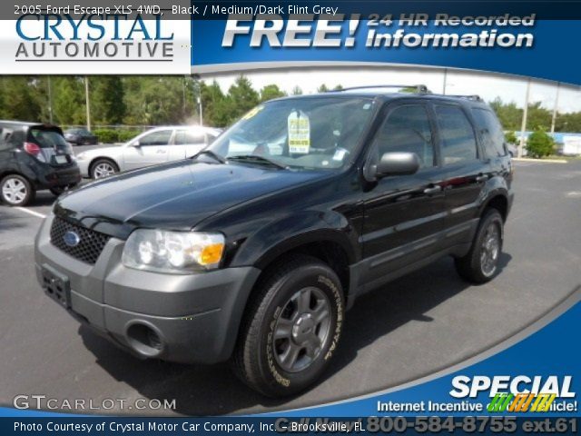 2005 Ford Escape XLS 4WD in Black