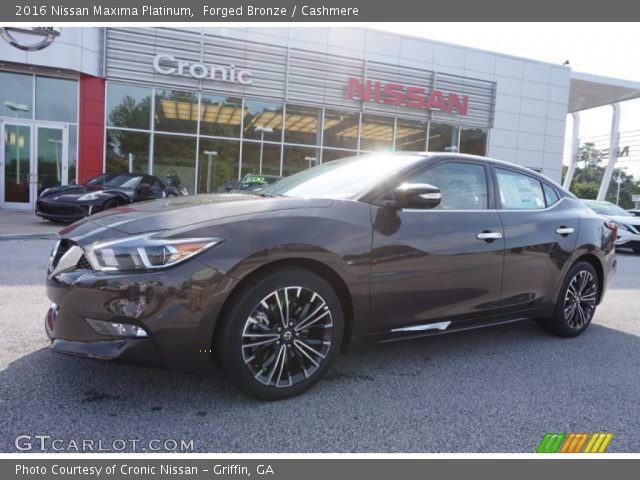 2016 Nissan Maxima Platinum in Forged Bronze