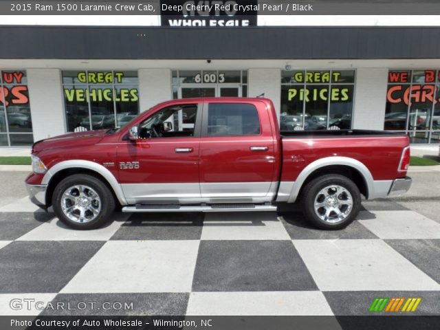2015 Ram 1500 Laramie Crew Cab in Deep Cherry Red Crystal Pearl