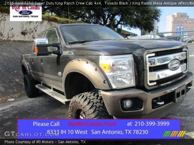 2015 Ford F250 Super Duty King Ranch Crew Cab 4x4 in Tuxedo Black