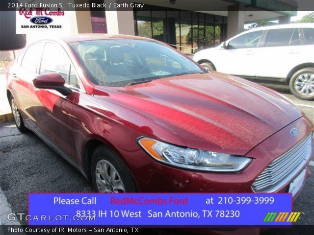 2014 Ford Fusion S in Tuxedo Black