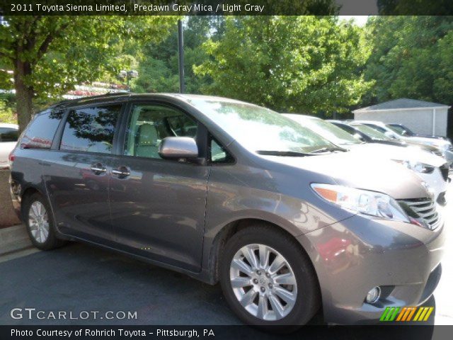 2011 Toyota Sienna Limited in Predawn Gray Mica