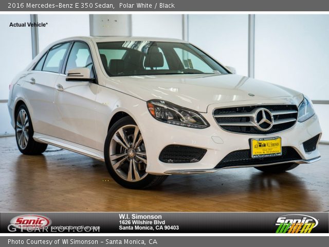 2016 Mercedes-Benz E 350 Sedan in Polar White
