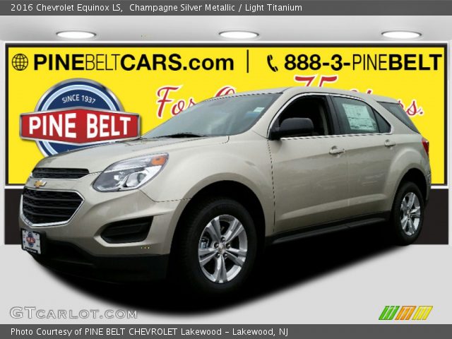 2016 Chevrolet Equinox LS in Champagne Silver Metallic