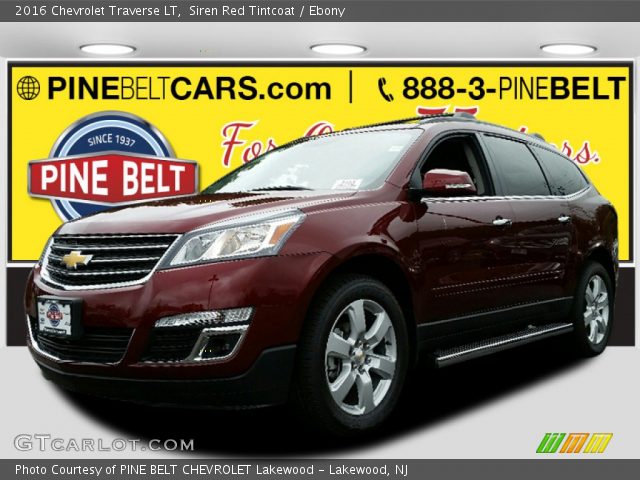 2016 Chevrolet Traverse LT in Siren Red Tintcoat