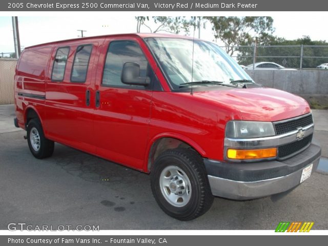 2005 Chevrolet Express 2500 Commercial Van in Victory Red