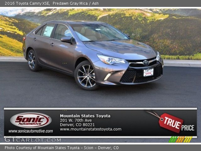 2016 Toyota Camry XSE in Predawn Gray Mica