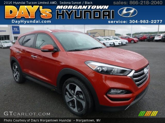 2016 Hyundai Tucson Limited AWD in Sedona Sunset