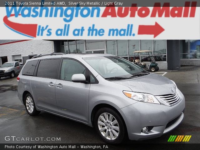 2011 Toyota Sienna Limited AWD in Silver Sky Metallic