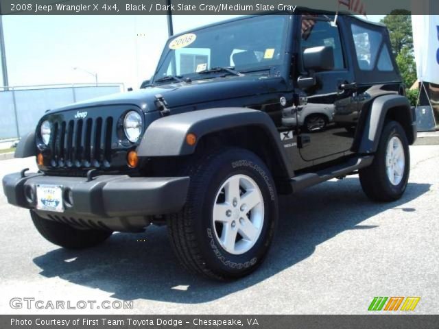 2008 Jeep Wrangler X 4x4 in Black