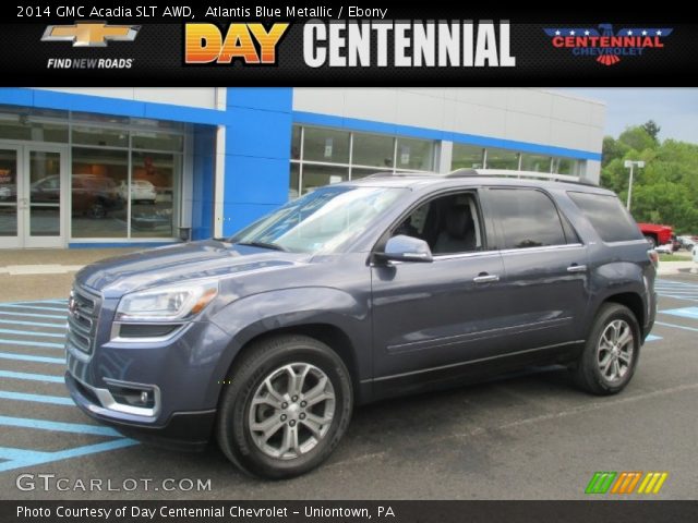 2014 GMC Acadia SLT AWD in Atlantis Blue Metallic