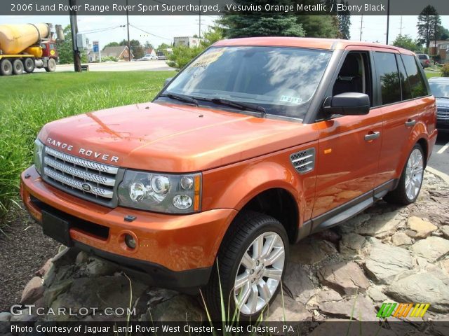 Vesuvius Orange Metallic 2006 Land Rover Range Rover Sport Supercharged with Vesuvius Orange Metallic 2006 Land Rover Range Rover Sport Supercharged with
