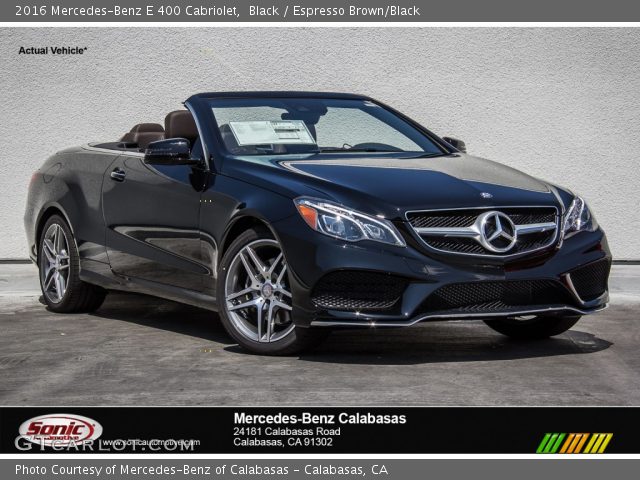 2016 Mercedes-Benz E 400 Cabriolet in Black