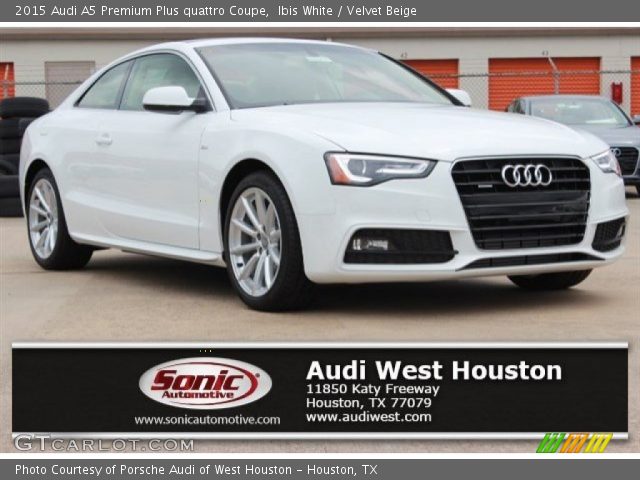 2015 Audi A5 Premium Plus quattro Coupe in Ibis White